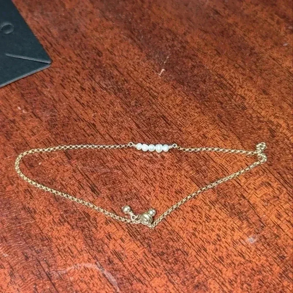 3/$30 14k Gold Plated and Natural Pearl Bracelet - Picture 4 of 5